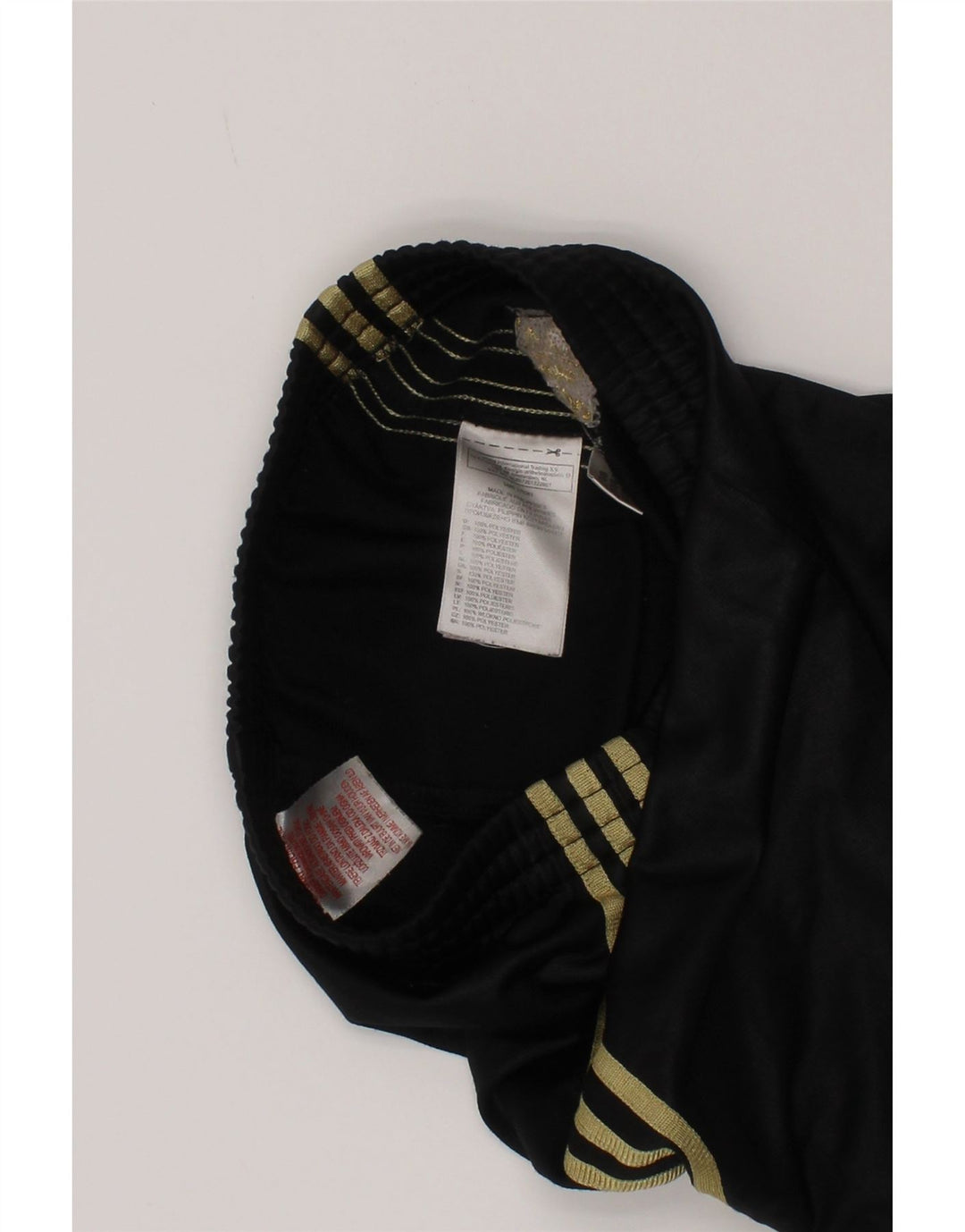 Pantaloni della tuta da ragazzo Adidas 2-3 anni in poliestere nero