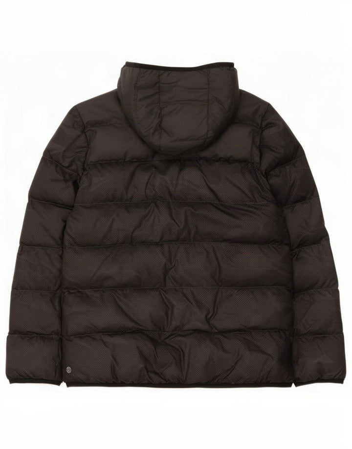 Adidas Giacca imbottita con cappuccio da ragazzo 13-14 anni Poliestere mimetico grigio