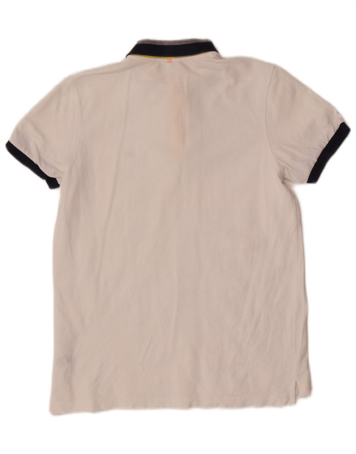 Polo Sun68 da bambino 11-12 anni in cotone bianco