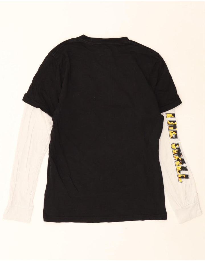 Maglietta grafica da bambino VANS a maniche lunghe 13-14 anni XL Black Colourblock