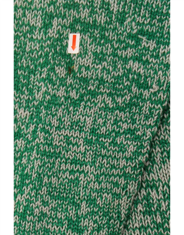 Vintage da donna UK 18 XL verde chiazzato