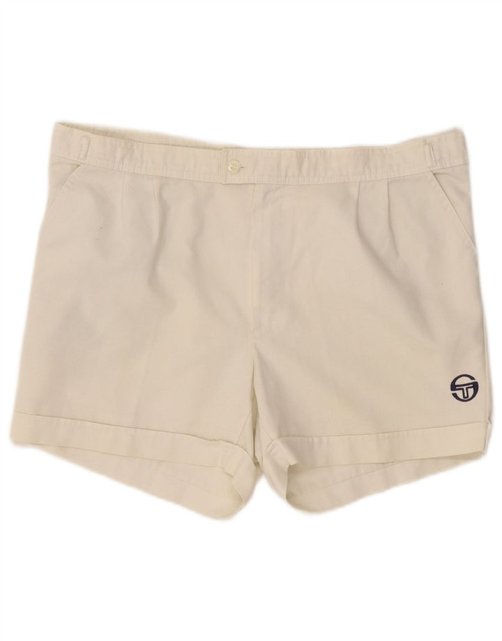 Pantaloncini chino da donna SERGIO TACCHINI W36 grandi bianco sporco