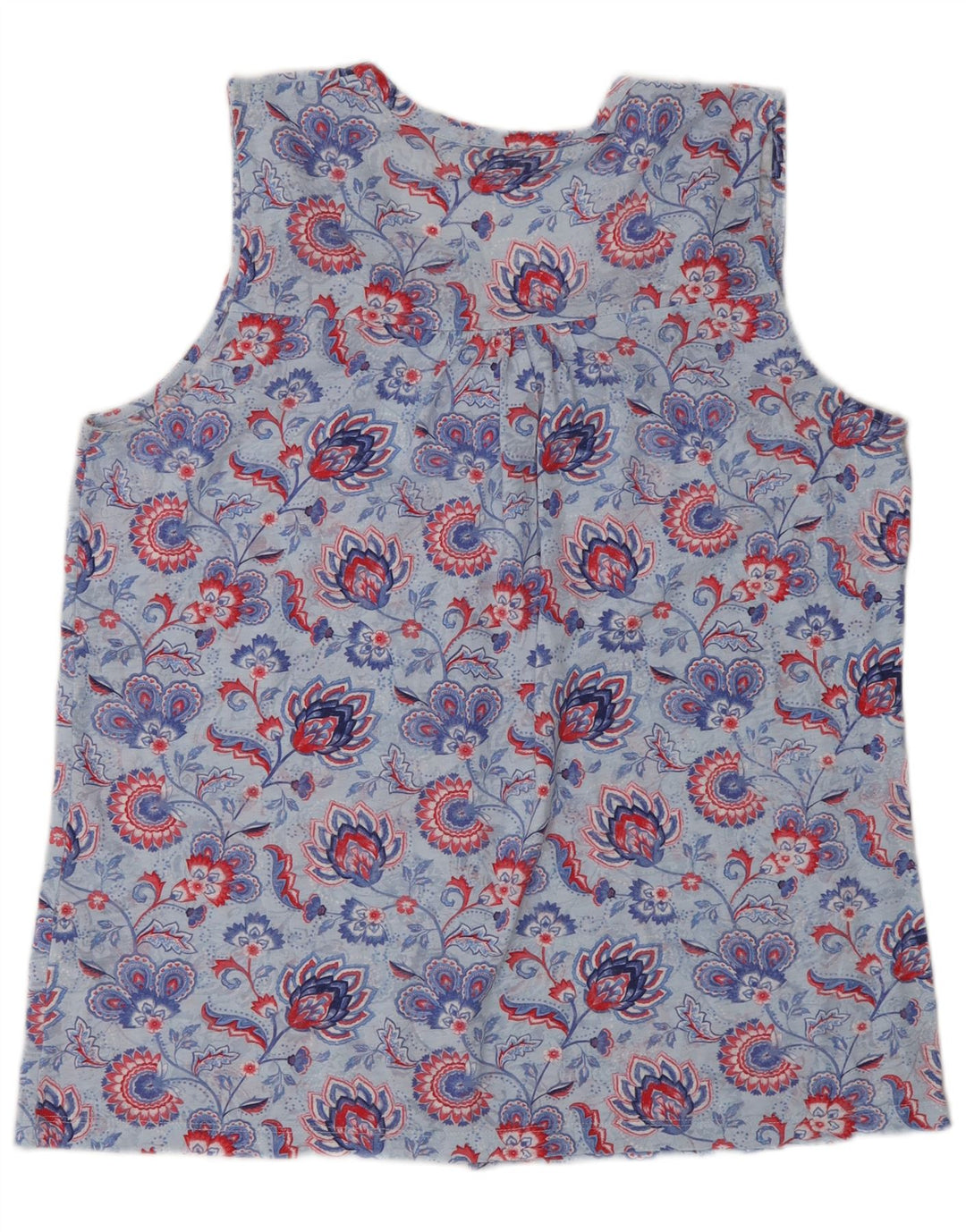 Camicetta senza maniche da donna M&Co UK 14 Grande poliestere floreale blu