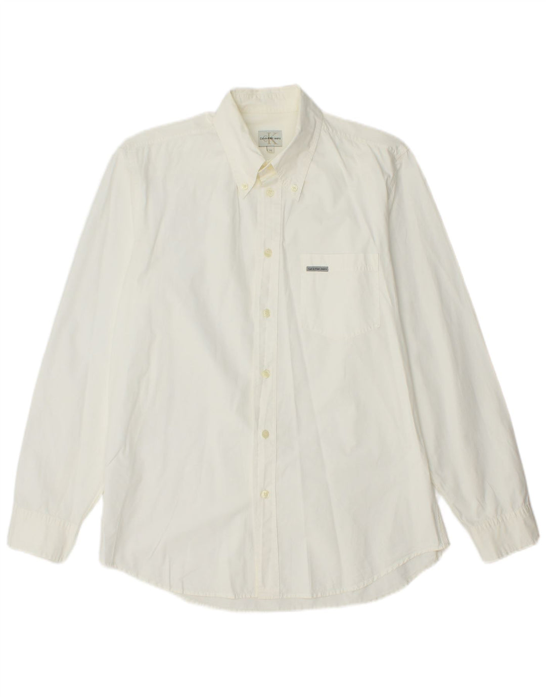 CALVIN KLEIN JEANS Camicia Uomo Cotone Bianco Medio
