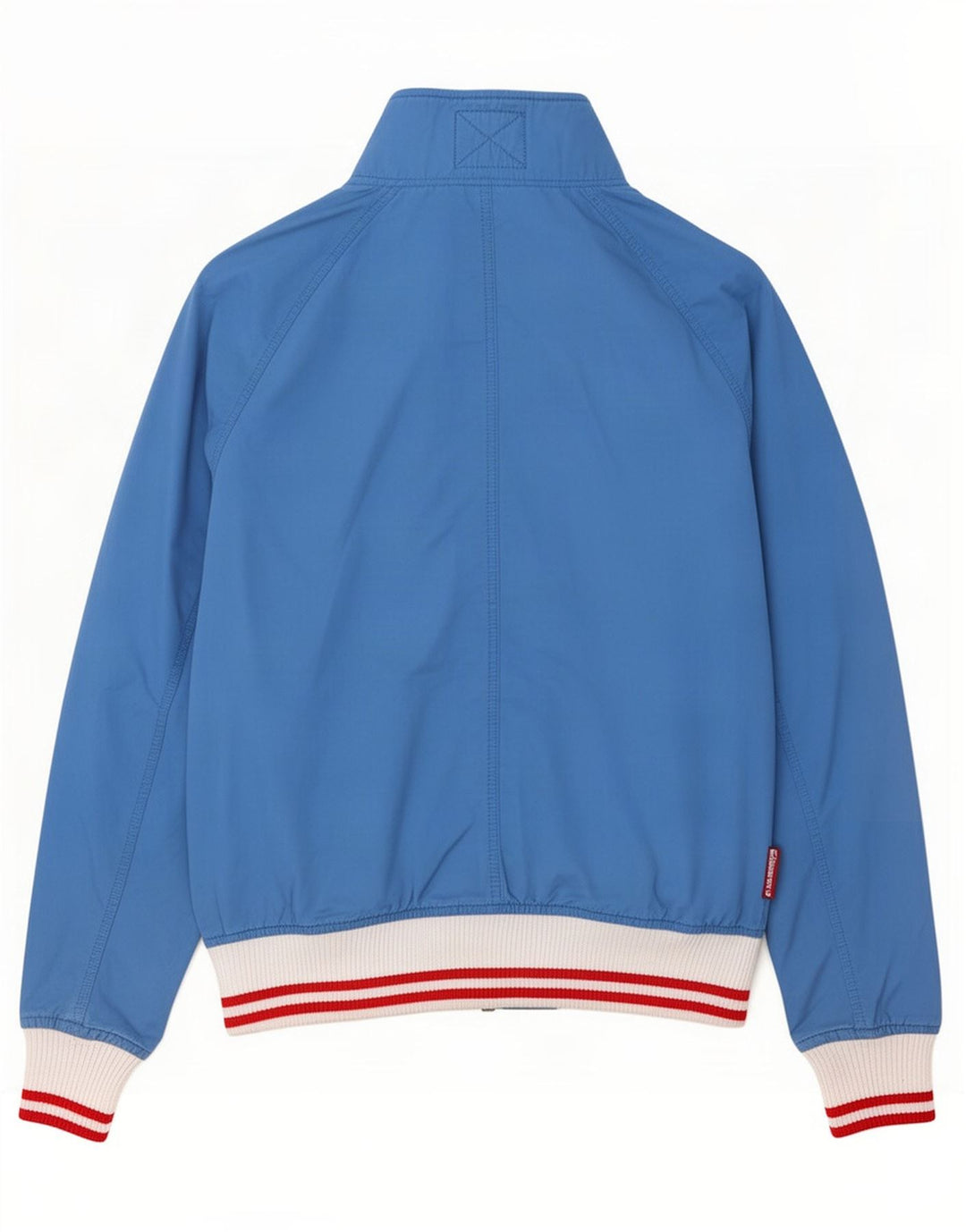 Giubbotto bomber da uomo Superdry UK 38 cotone color block blu medio