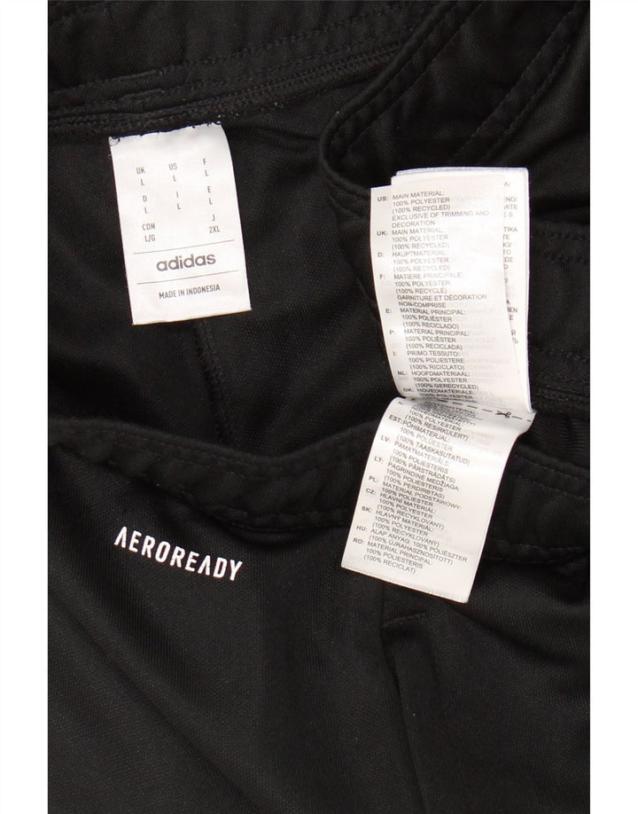 Pantaloni da tuta ADIDAS Aeroready da uomo grandi in poliestere nero