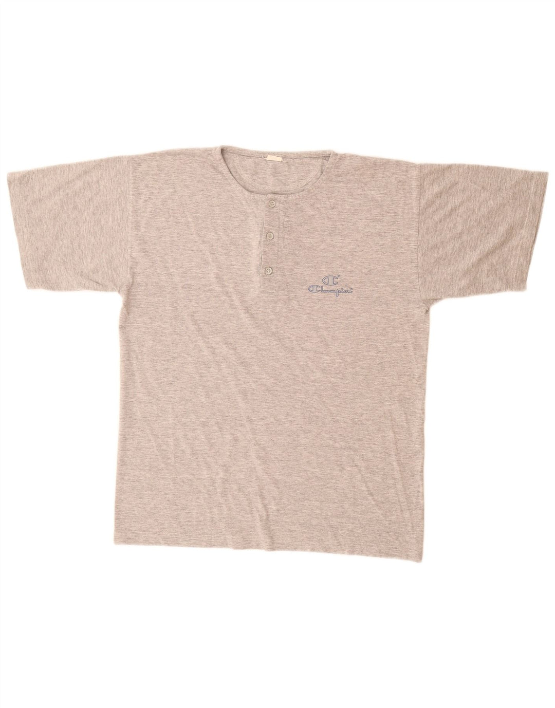 T-shirt da uomo CHAMPION Top in cotone grigio medio