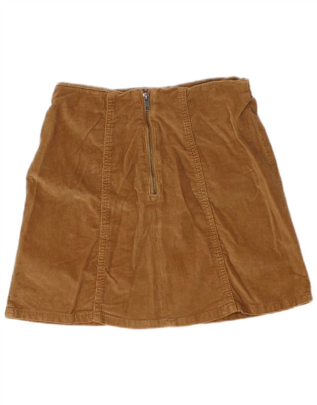 Mini gonna da donna in velluto a coste Superdry W26 piccola beige