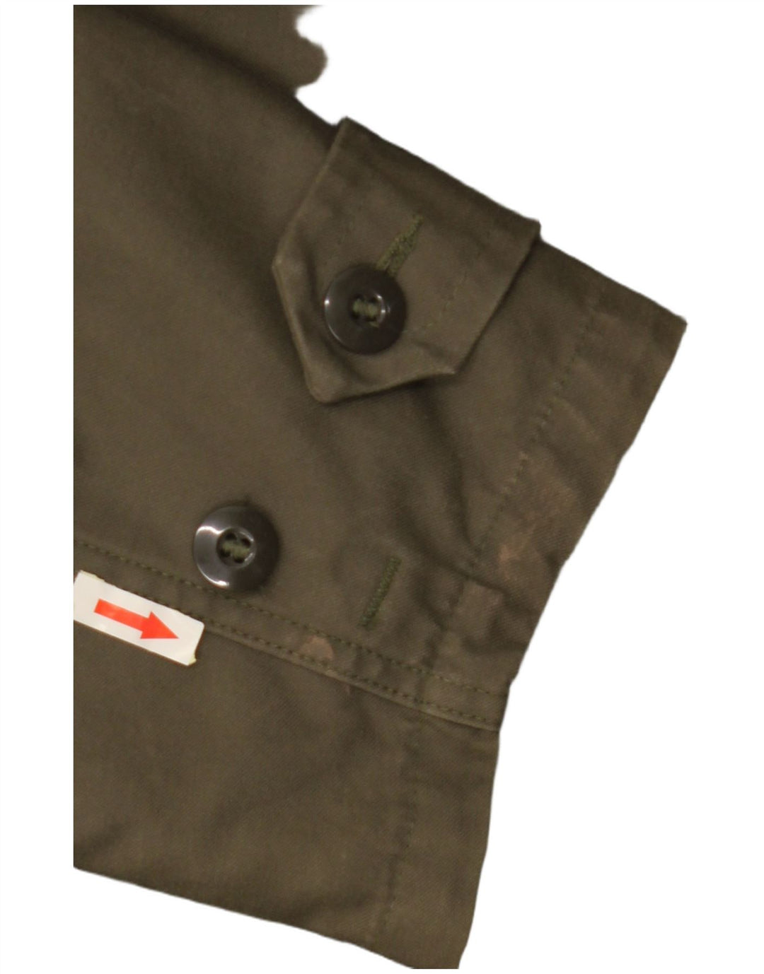 Giacca parka militare con cappuccio da uomo VINTAGE UK 40 grande verde