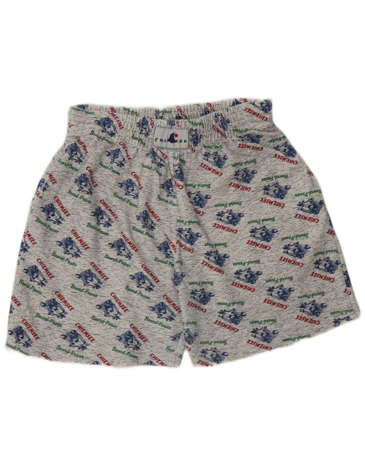 Pantaloncini sportivi grafici da uomo Chiemsee XL in cotone grigio