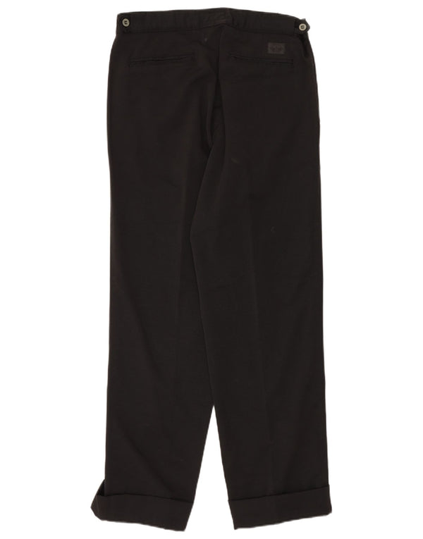 DOCKERS Pantaloni chino dritti kaki da uomo W33 L30 cotone nero