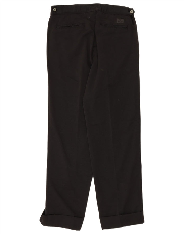 DOCKERS Pantaloni chino dritti kaki da uomo W33 L30 cotone nero