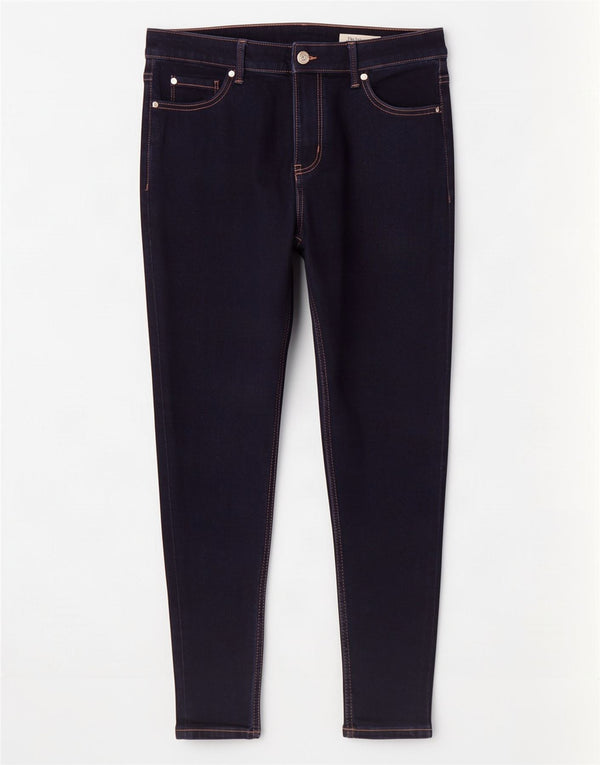 Marks & Spencer Donna The Ivy Skinny Jeans UK 14 Large W34 L25 Blu Navy