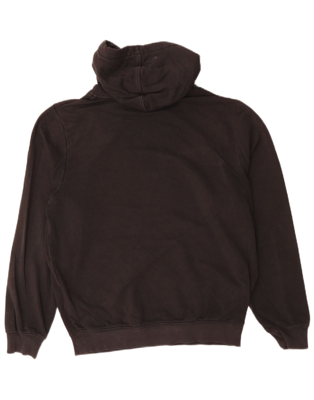 Felpa con cappuccio da uomo KAPPA media cotone nero