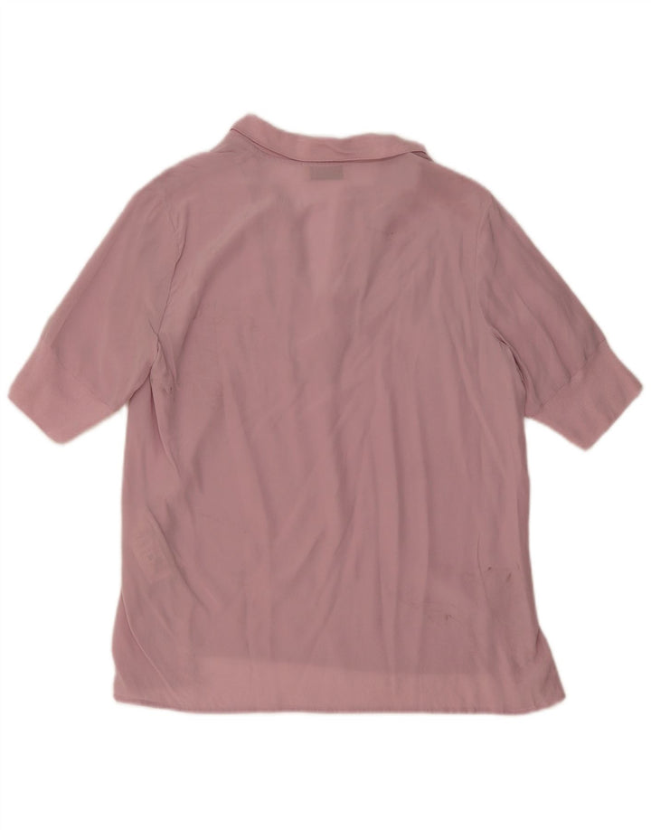 Top camicetta da donna FALCONERI UK 14 seta rosa media