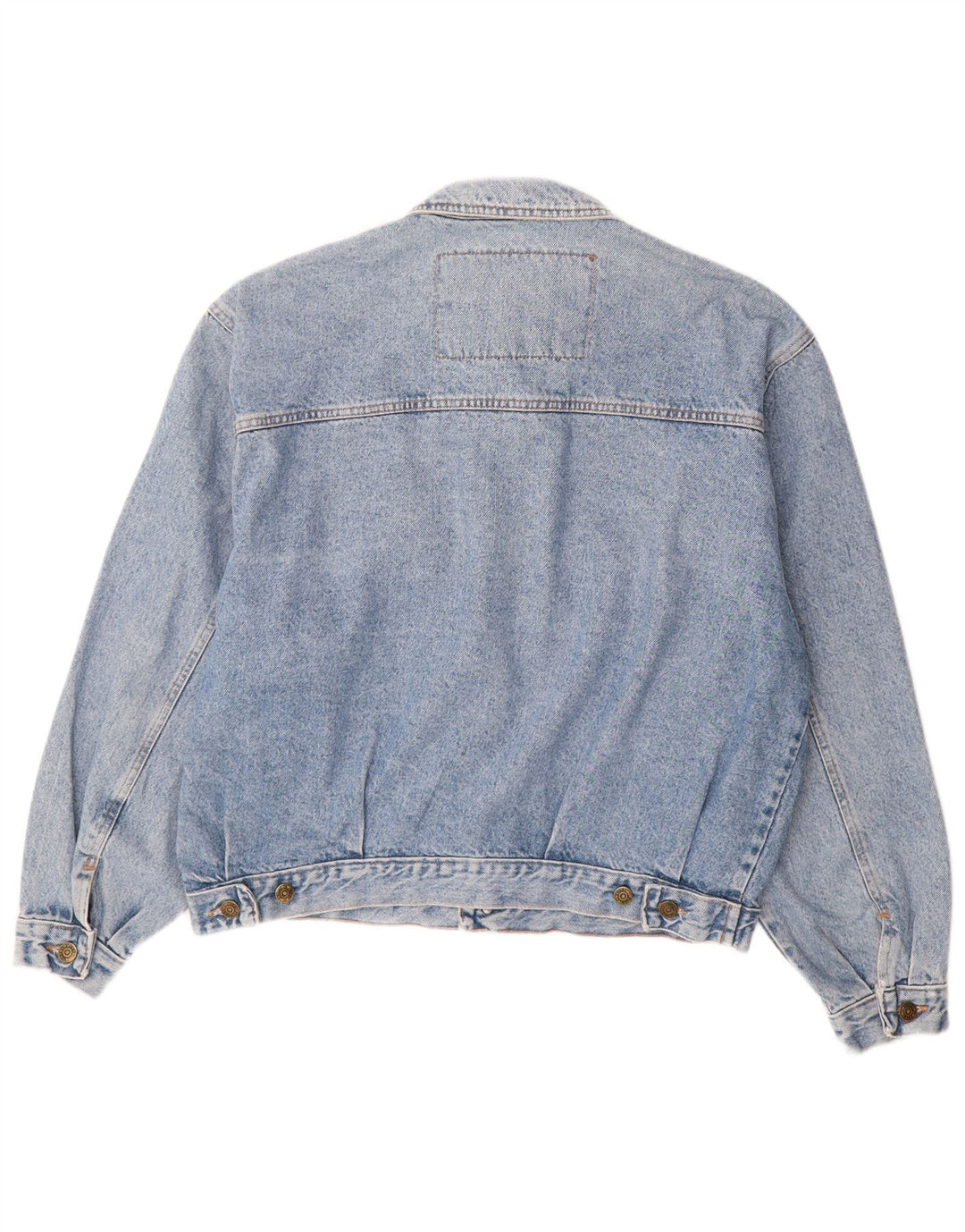 Giacca di jeans vintage da uomo UK 42 XL in cotone blu