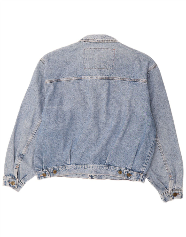 Giacca di jeans vintage da uomo UK 42 XL in cotone blu
