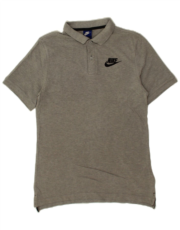 NIKE Mens Polo Shirt Small Grey Cotton Vintage Nike and Second-Hand Nike from Messina Hembry 