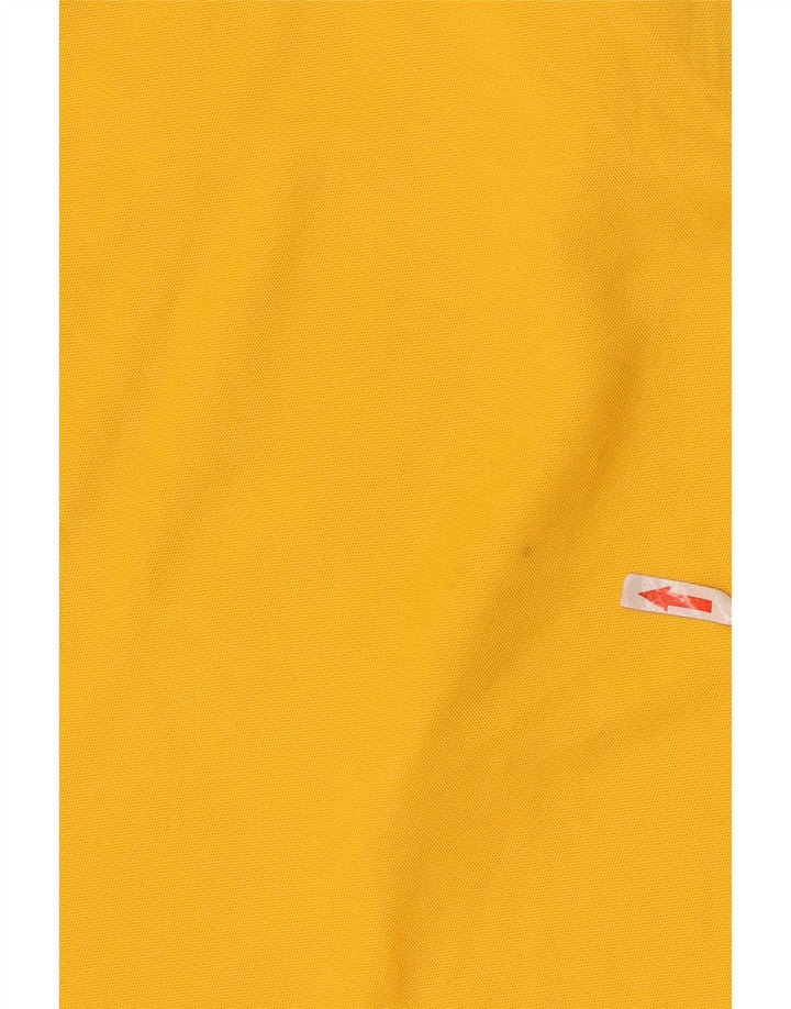 T-shirt grafica da uomo ADIDAS Top Small in poliestere color block giallo