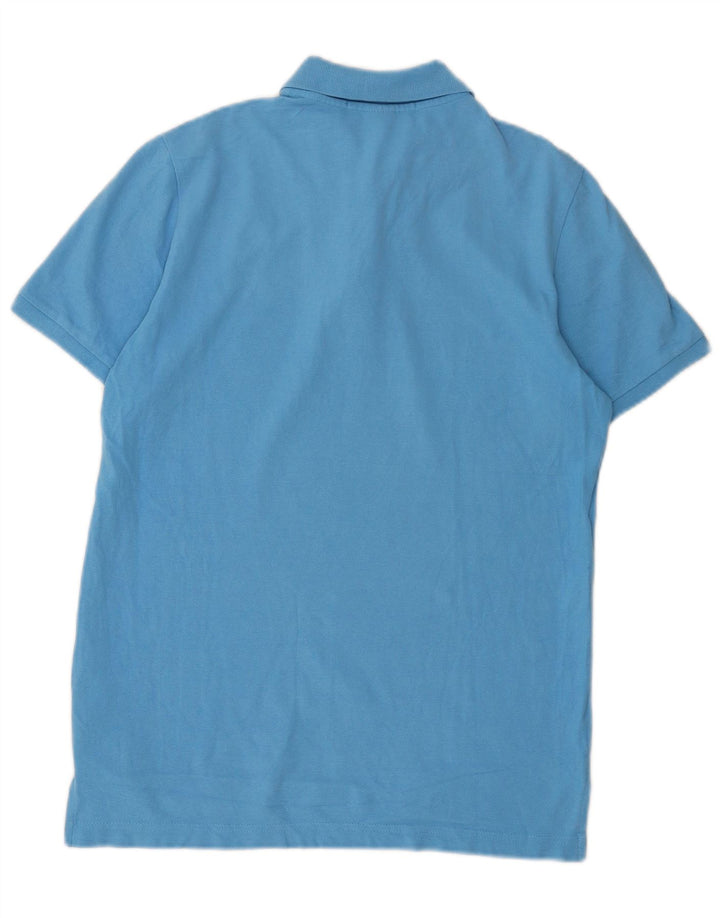 Polo Assn. Camicia da uomo piccola in cotone blu