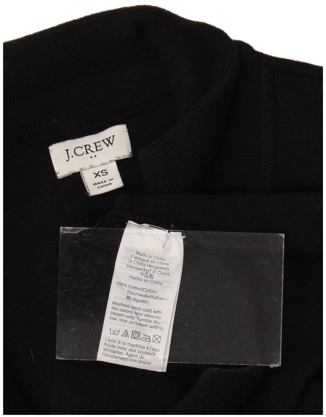 Giacca blazer da donna a 2 bottoni J. CREW UK 6 XS cotone nero