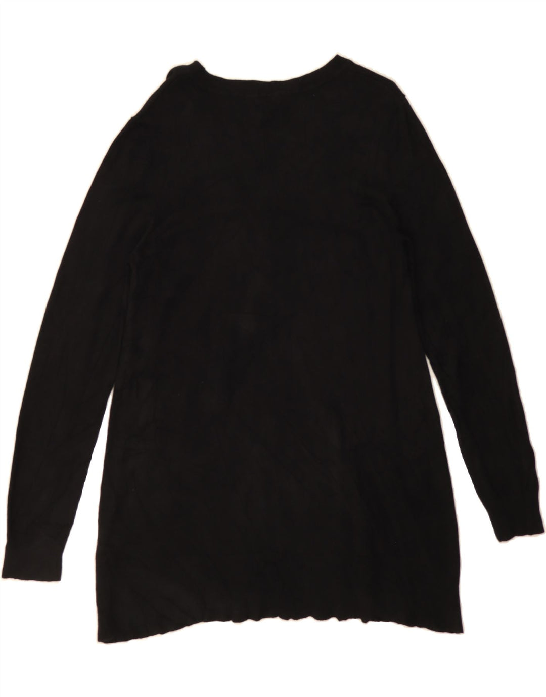 DKNY Womens V-Neck Jumper Sweater UK 14 Medium Black Vintage Dkny and Second-Hand Dkny from Messina Hembry 