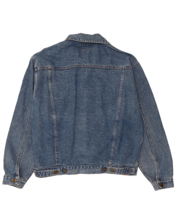 Giacca in denim da uomo Stefanel UK 36 piccola in cotone blu