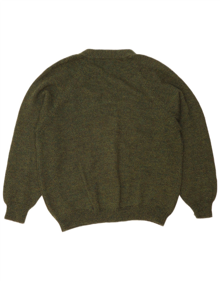 Maglione cardigan da uomo Gran Sasso XL in lana kaki