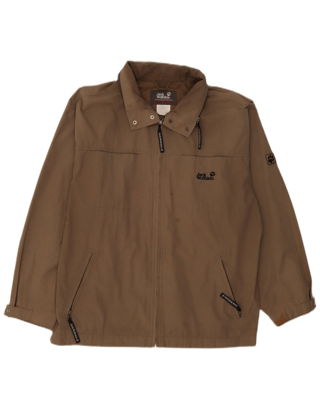 Giacca multiuso da uomo Jack Wolfskin UK 42 XL Poliestere kaki
