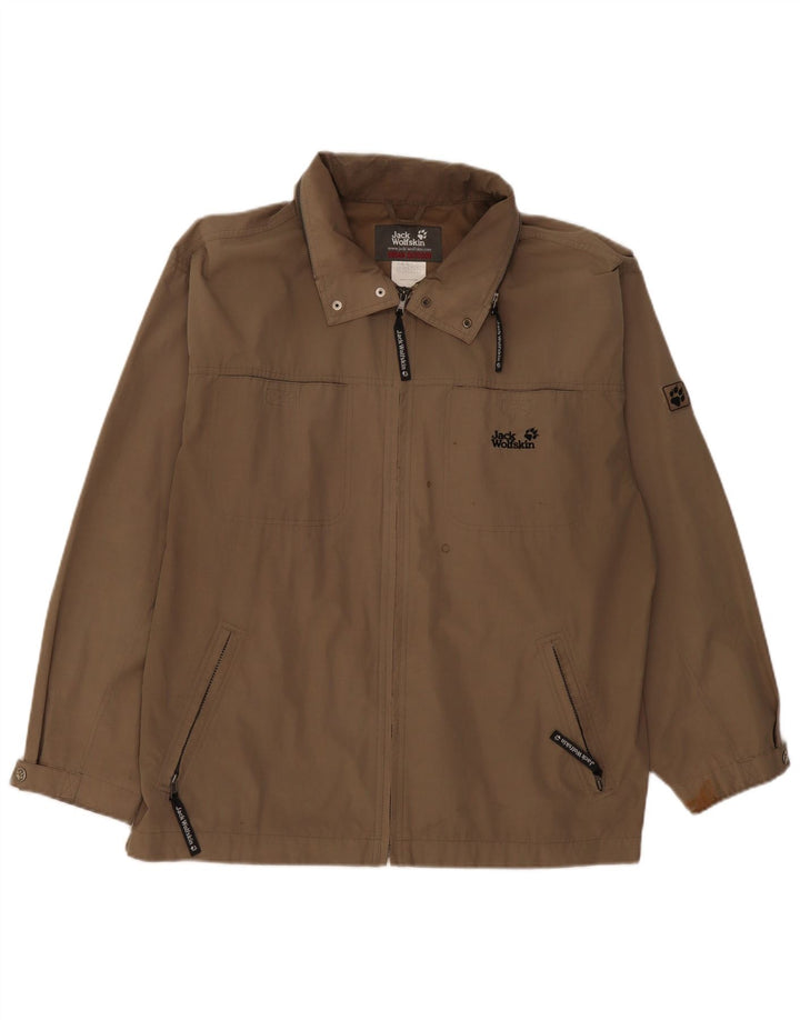 Giacca multiuso da uomo Jack Wolfskin UK 42 XL Poliestere kaki