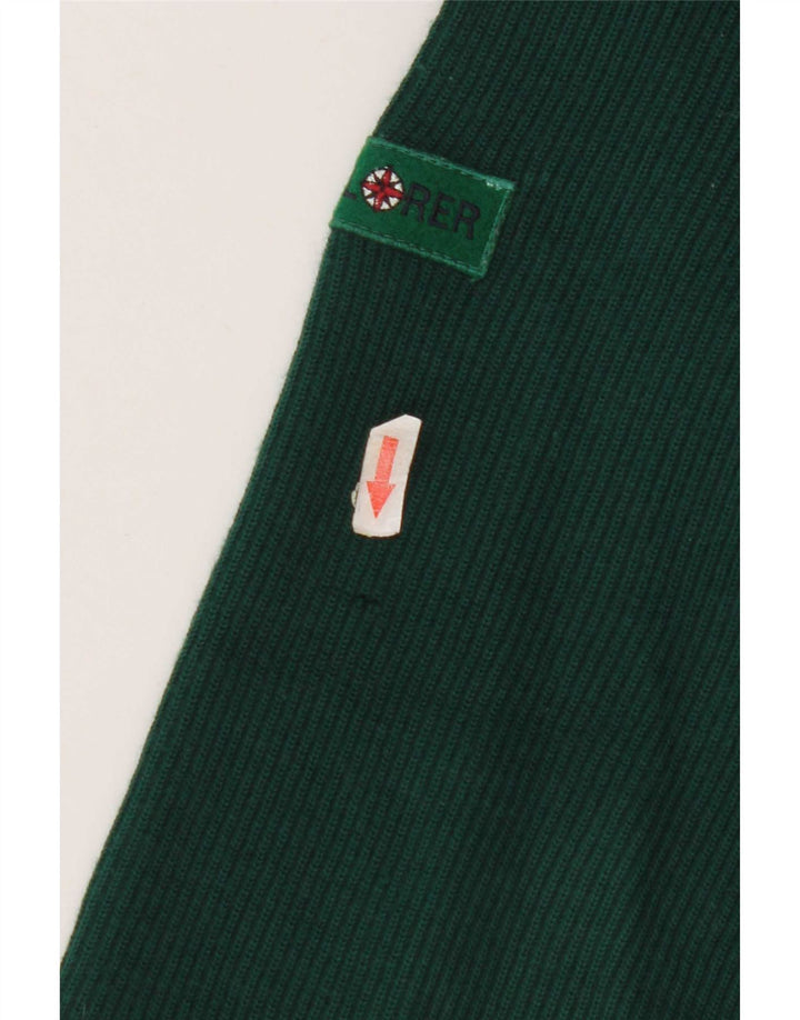 Explorer Maglione da uomo con collo a scialle XL in lana verde