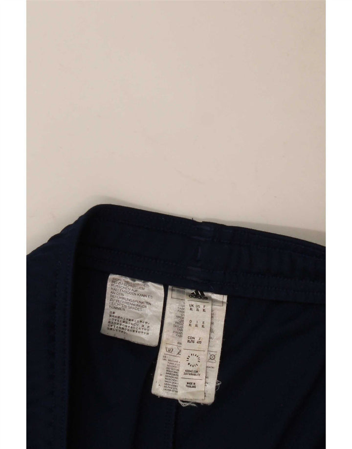 Pantaloni da tuta Adidas Aeroready da uomo XL in poliestere blu navy