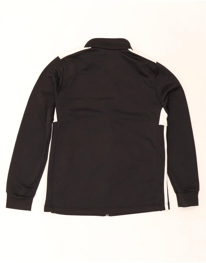 Giacca da tuta da donna Adidas UK 14 poliestere color block medio nero
