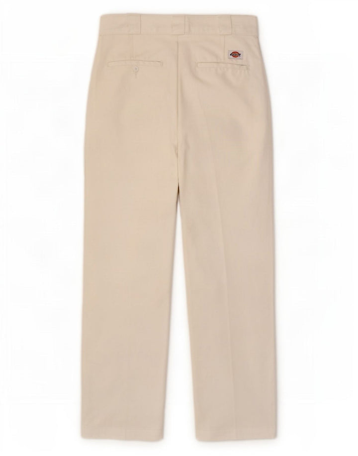 Pantaloni chino dritti da donna Dickies W28 L26 poliestere bianco