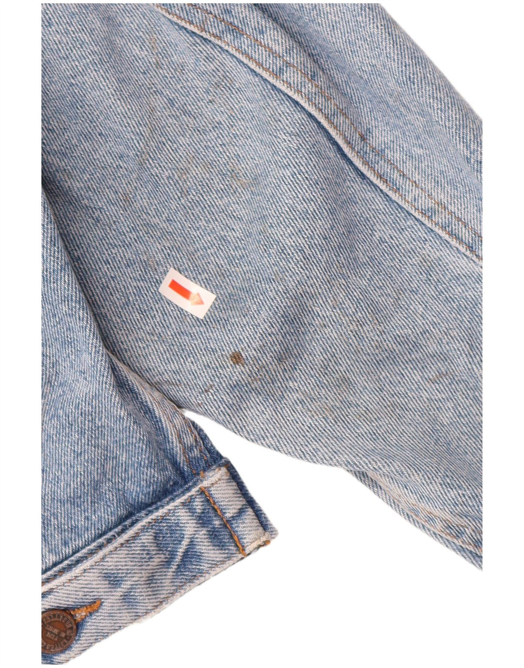 Giacca Jeans Uomo BENETTON IT 52 XL Blu Cotone