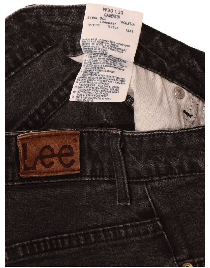 Jeans dritti Cameron da donna Lee W30 L28 cotone nero