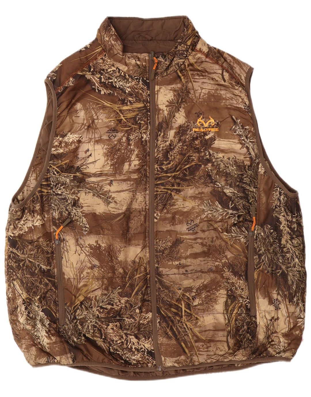 Gilet reversibile da uomo REALTREE IT 54/56 3XL Poliestere mimetico marrone