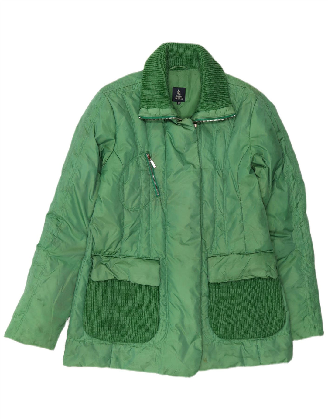 Giacca Imbottita Donna Marina Yachting IT 48 XL Verde Poliammide