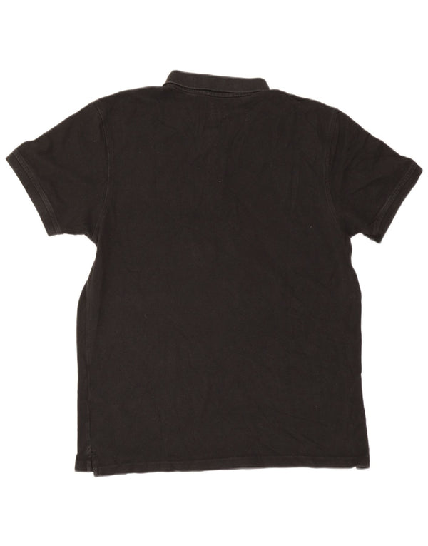 Polo Levi's Standard da uomo grande in cotone nero