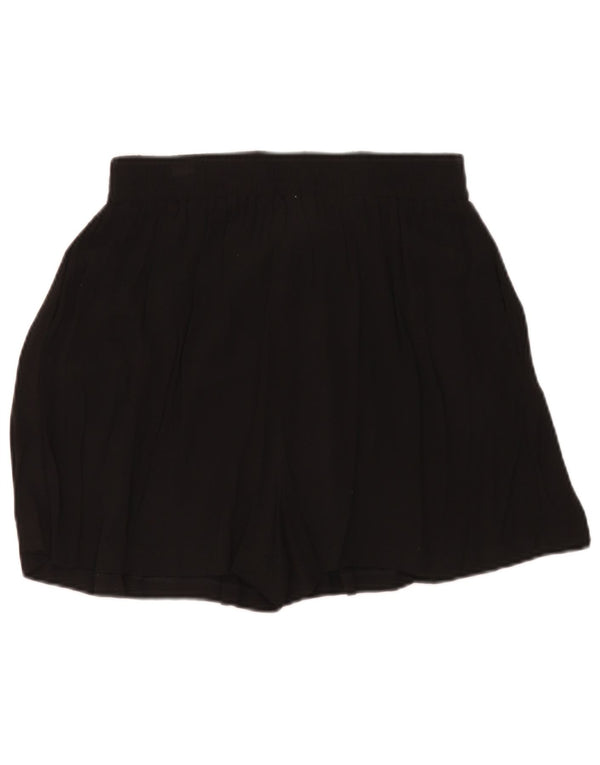 Zara Womens High Waist Pegged Casual Shorts Medium W28 Black Viscose