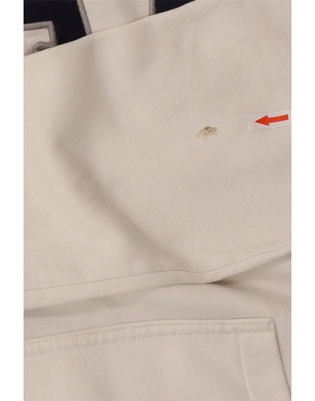 Maglione con cappuccio grafico da uomo Gap grande in cotone bianco