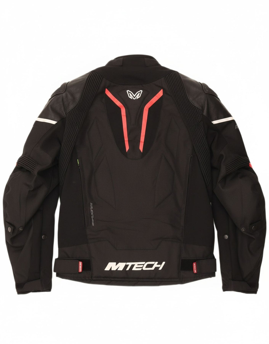 M TECH Womens Graphic Racer Jacket UK 16 Large Black Colourblock Polyester