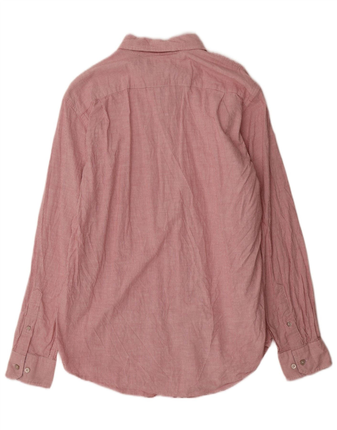 Camicia da uomo Classic Fit Nautica in cotone gessato rosso medio