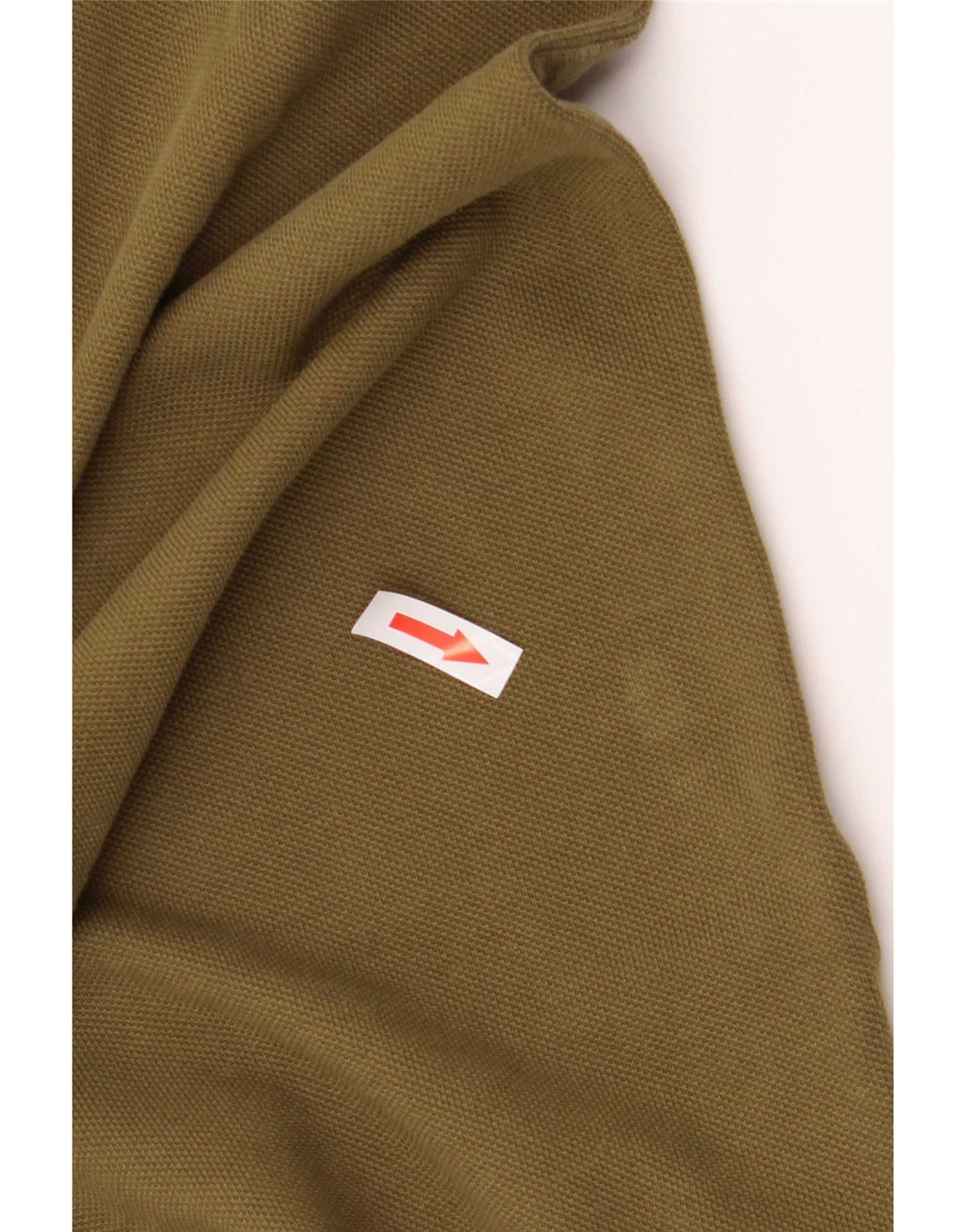 Polo da uomo Massimo Dutti piccola in cotone kaki