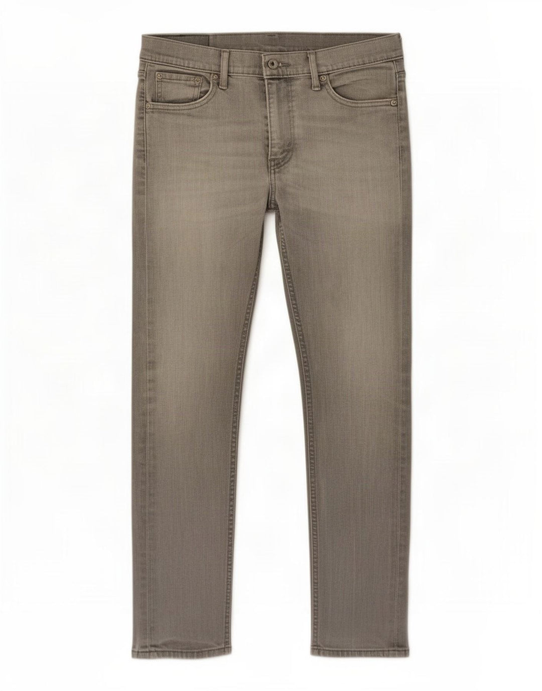 Jeans slim da uomo Levi's W30 L30 cotone grigio