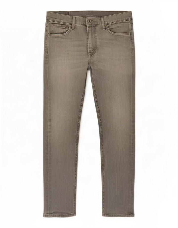 Jeans slim da uomo Levi's W30 L30 cotone grigio