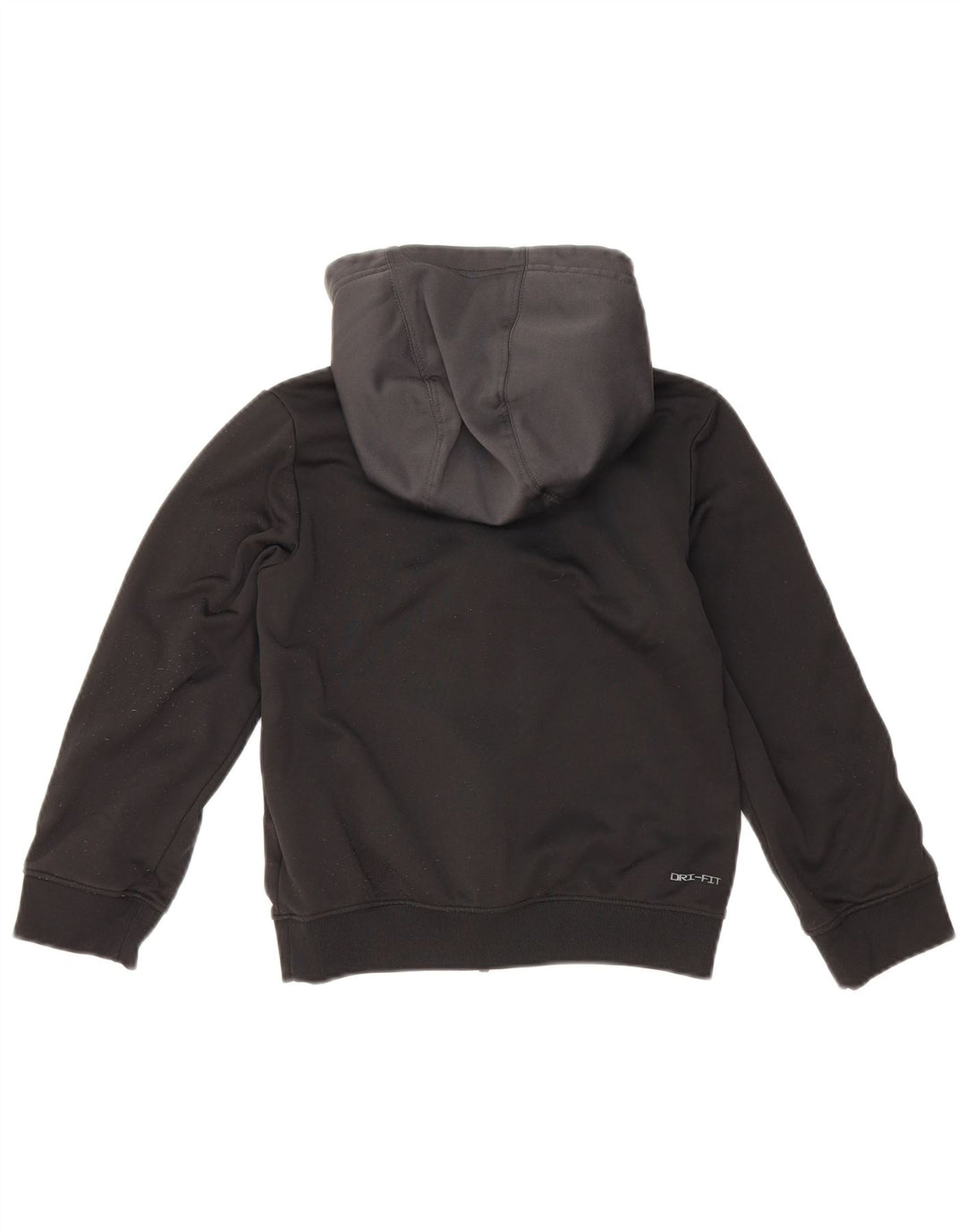 Maglione con cappuccio grafico NIKE da bambino Dri Fit 8-9 anni piccolo nero a blocchi di colore