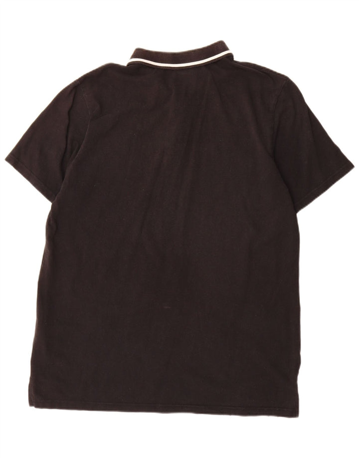 Polo da uomo Fila XL in cotone nero
