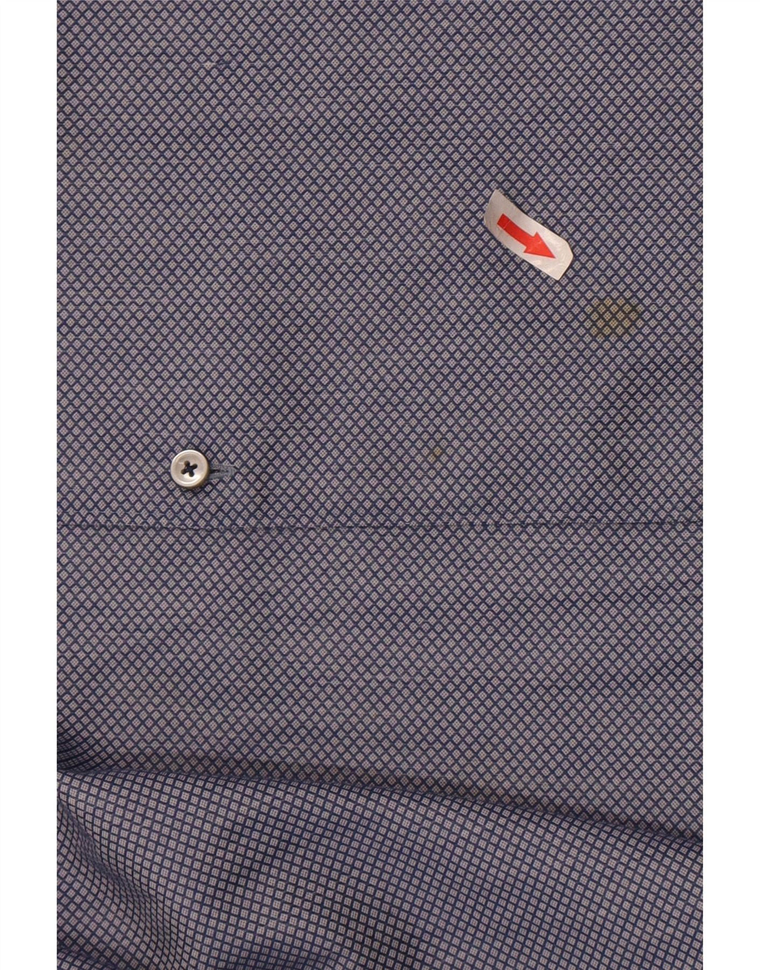 Camicia slim fit da uomo Hugo Boss taglia 17 43 XL a quadri blu