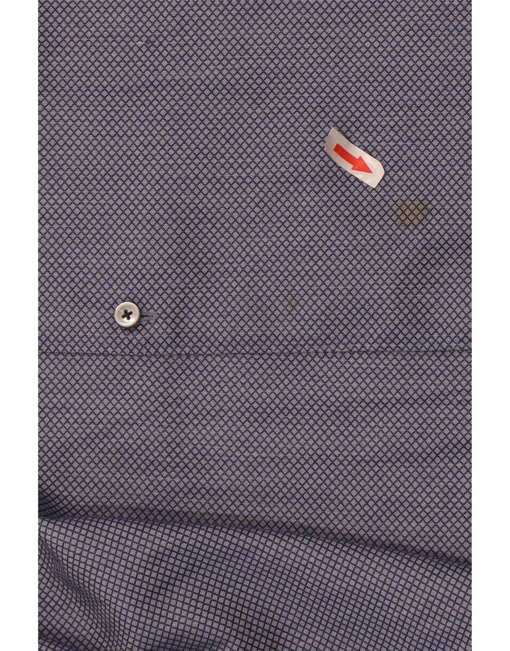 Camicia slim fit da uomo Hugo Boss taglia 17 43 XL a quadri blu